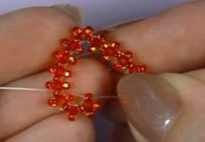 сердечко из бисера