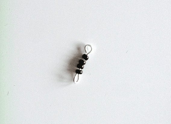 серьги из бисера