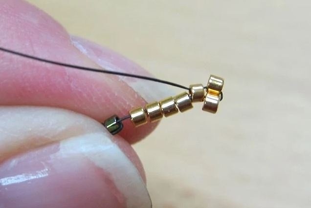 кольца из бисера