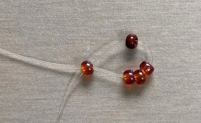 кольца из бисера