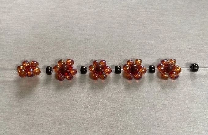 кольца из бисера